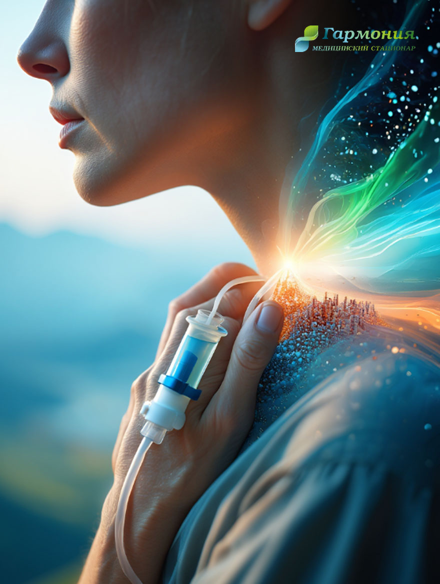 Художественное изображение очищения организма от токсинов